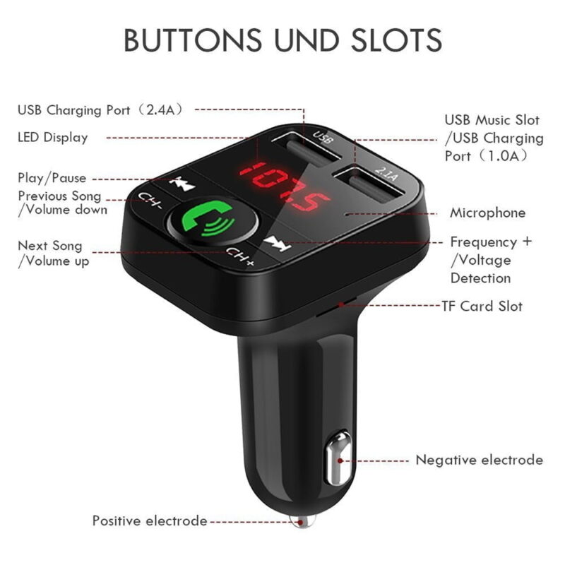 Car Wireless Bluetooth MP3 Player - Image 5