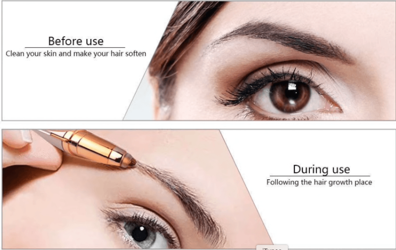 Hair Removal with rechargeable batteries