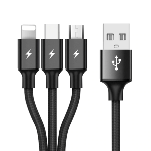 3 In 1 USB Data Charging Cable