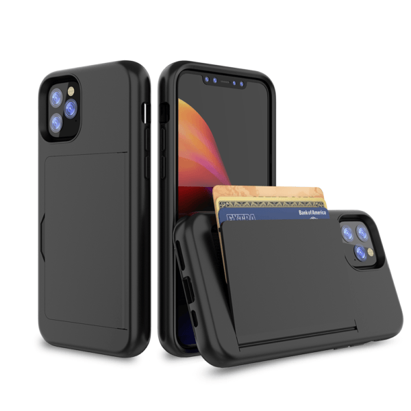 Ultra thin credit card slot holder mobile phone case