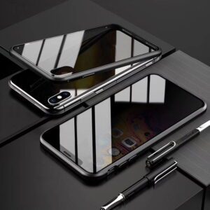 Magnetic Privacy Metal case for iPhone