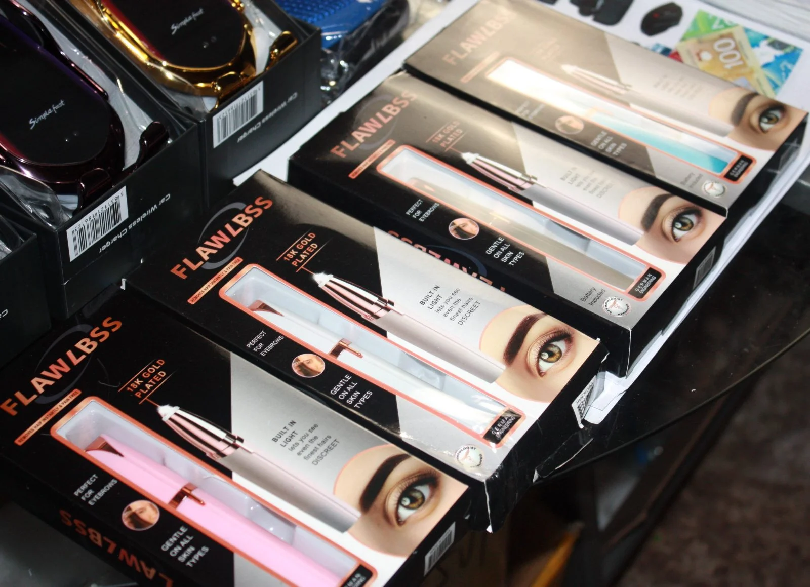 Hair Removal with rechargeable batteries