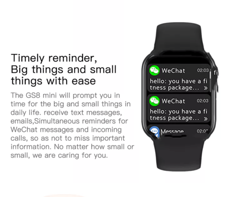 Smart Watch GS8 mini 8 - Image 2