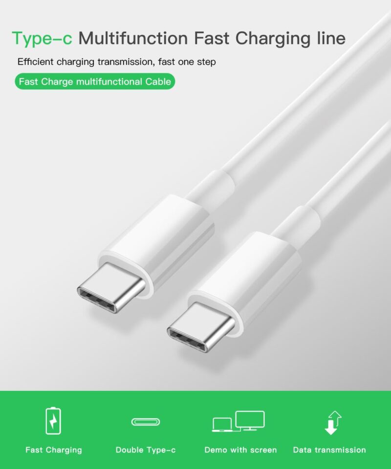 2m C-Type to C-TYPE Cable - Image 2