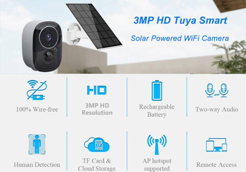 Upgrade to high quality Wire-Free Security Camera with Night Vision - Tuya App - Image 5