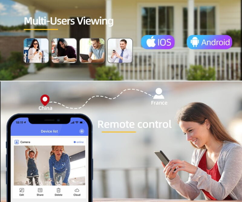Upgrade to high quality Wire-Free Security Camera with Night Vision - Tuya App - Image 6