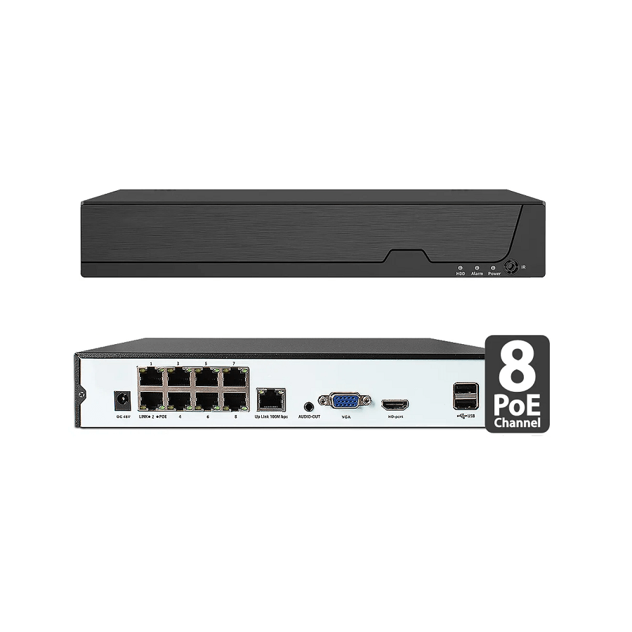 8 poe channel nvr without harddrive