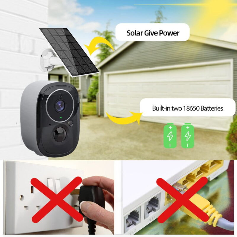 Upgrade to high quality Wire-Free Security Camera with Night Vision - Tuya App - Image 3