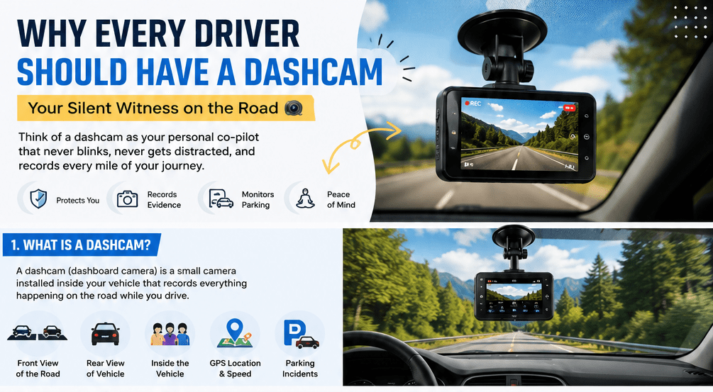 Why Every Driver Should Have a Dashcam: Your Silent Witness on the Road