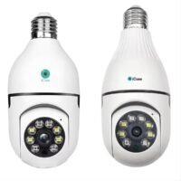 E27 Smart Light Bulb Security Camera – 4MP Ultra-HD PTZ Wireless Surveillanc