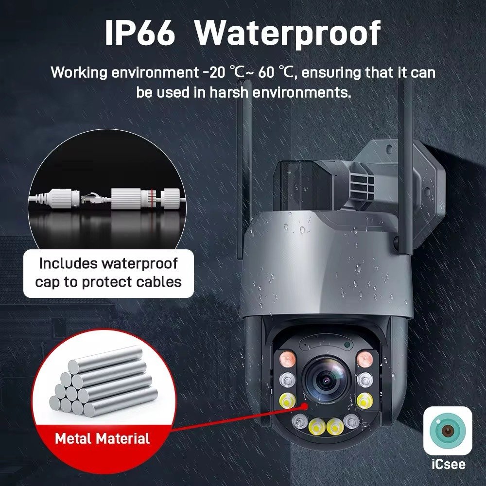 Outdoor 5MP WiFi Smart Security Camera – 20X Optical Zoom PTZ with Laser Night Vision - Image 2