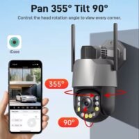 20X Optical Zoom Security Camera - Outdoor 5MP WiFi –  PTZ with Laser Night Vision